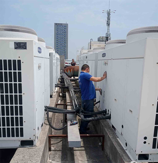 海西中央空调制热和不制冷系统维修方法